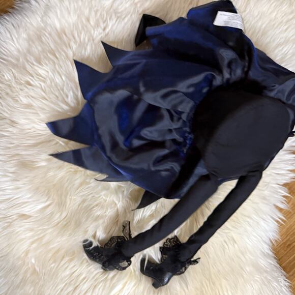 Broomstick Blvd. Halloween Shelf Sitting Witch Magic Skull Scepter Blue Black - Picture 14 of 16